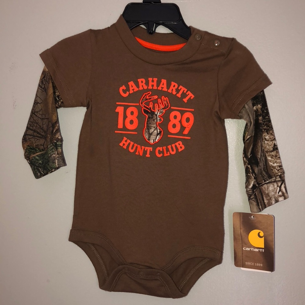 Infant long sleeve carhartt onesie